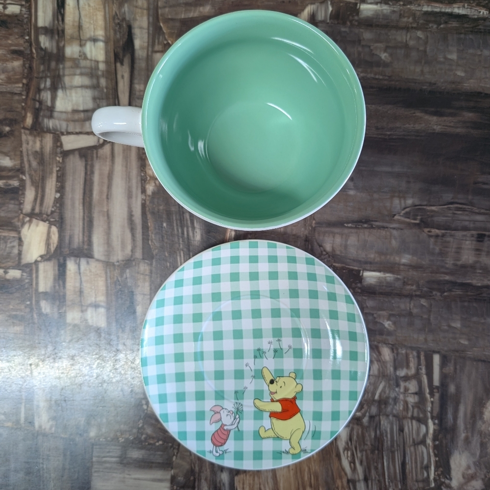 ❌SOLD❌Disney Winnie the Pooh A LOVELY DAY Oversized Mug and Saucer Set 🌼 - Picture 7 of 8
